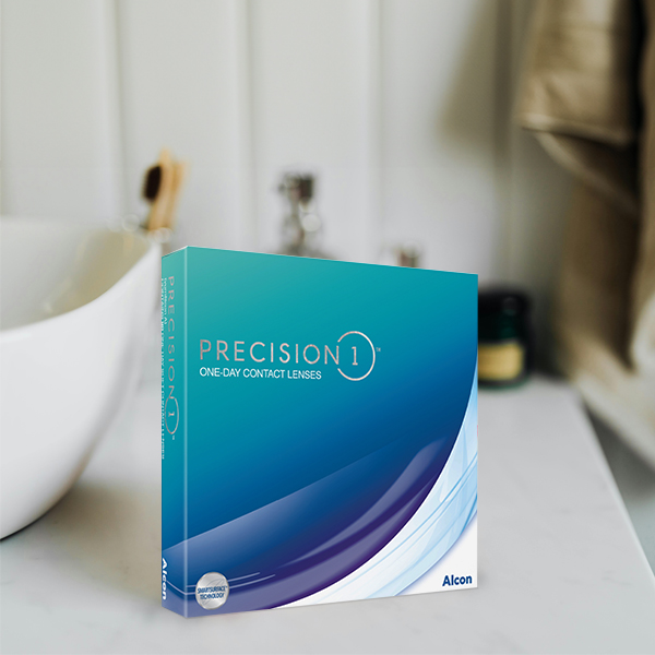 precision 1 die staat in de badkamer