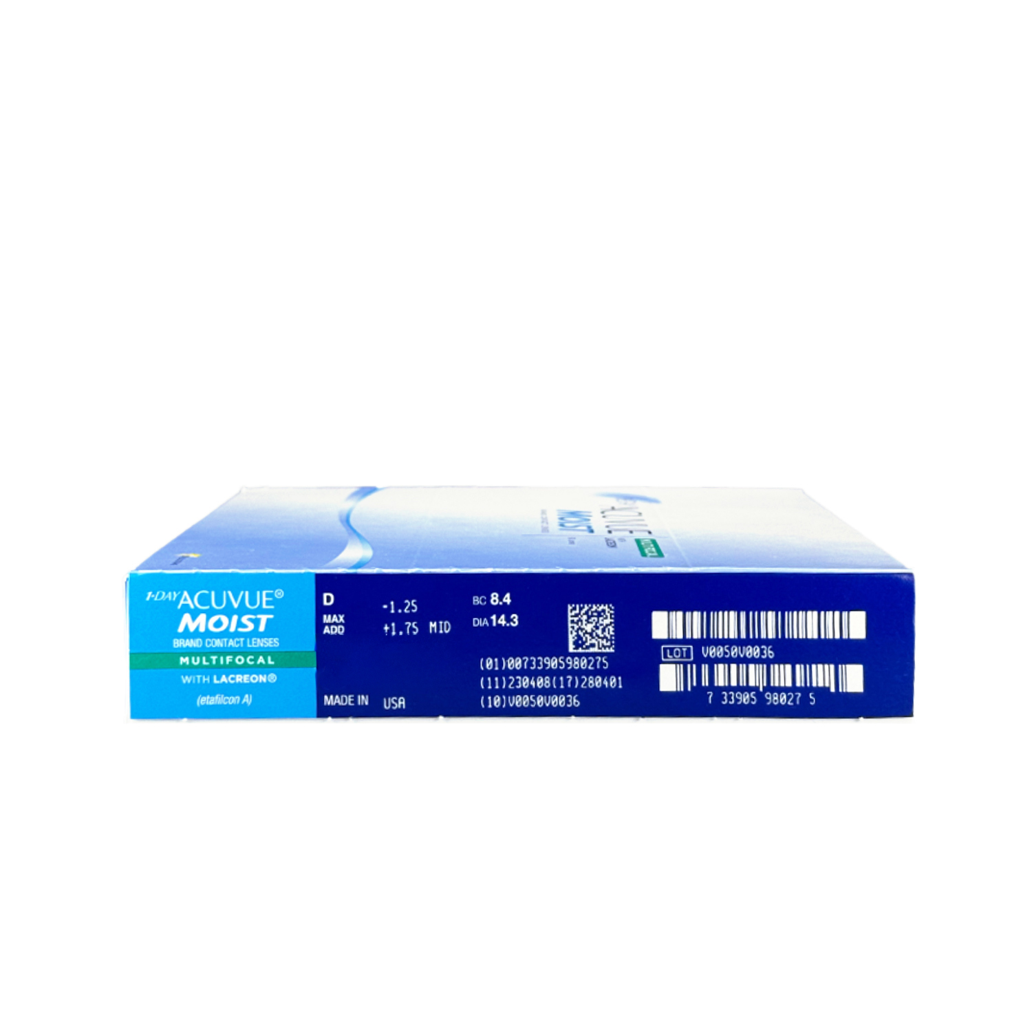 1-Day Acuvue Moist Multifocal (90 Lentilles)